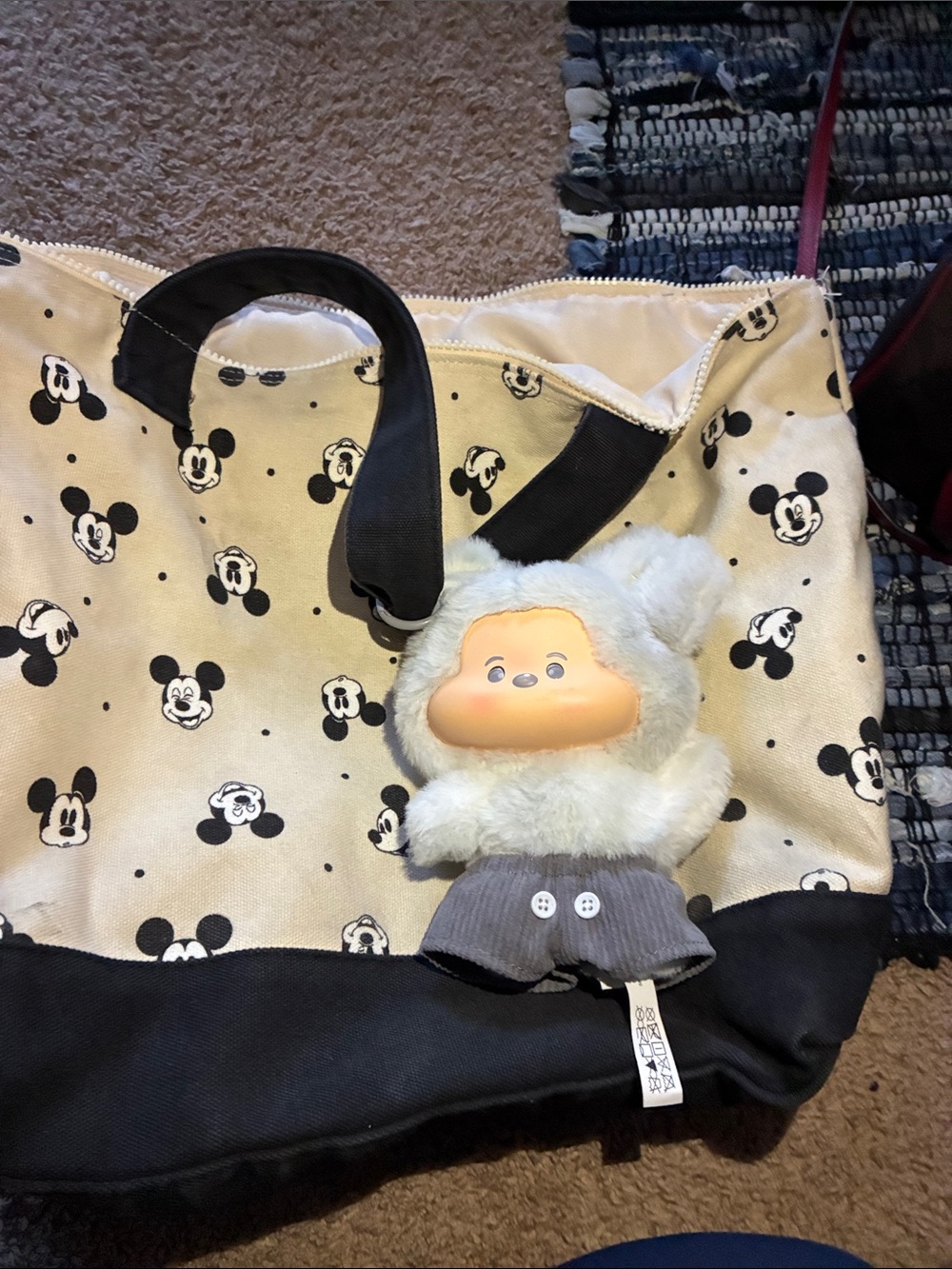 Mickey- Head in The Clouds Plush Pendent